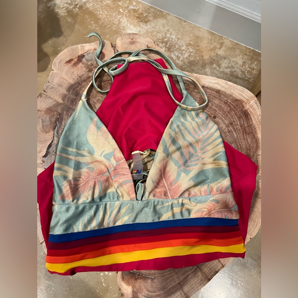 Aviator Nation One Piece Swimsuit